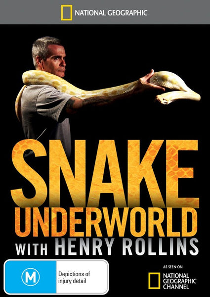 SNAKE UNDERWORLD WITH HENRY ROLLINS DVD VG