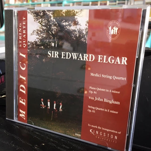 ELGAR-MEDICI STRING QUARTET JOHN BINGHAM CD VG