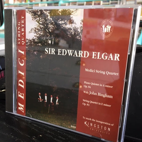ELGAR-MEDICI STRING QUARTET JOHN BINGHAM CD VG