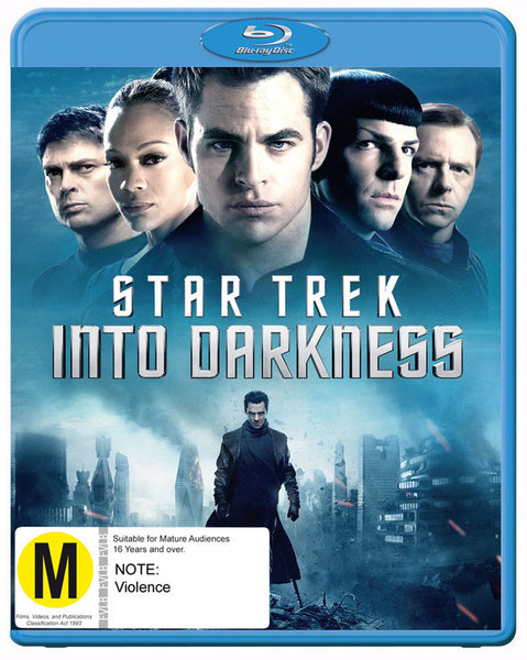 STAR TREK INTO DARKNESS-BLURAY NM