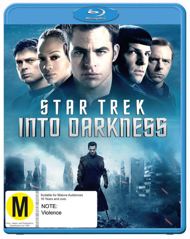 STAR TREK INTO DARKNESS-BLURAY NM
