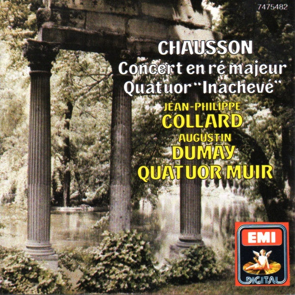 CHAUSSON-CONCERT EN RE MAJEUR QUATUOR INACHEVE CD VG+