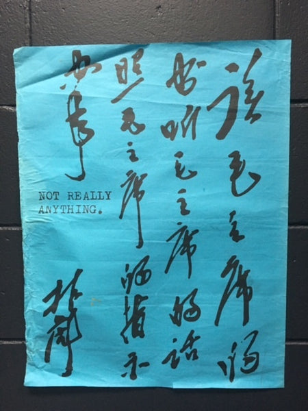 NOT REALLY ANYTHING ORIGINAL POSTER