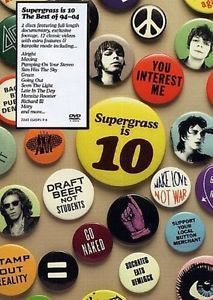 SUPERGRASS-IS 10 BEST OF 94-04 2DVD VG