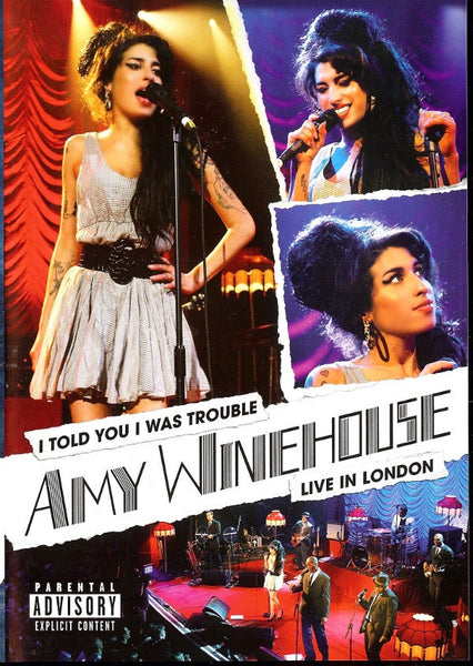 WINEHOUSE AMY-I TOLD YOU I WAS TROUBLE LIVE IN LONDON DVD VG