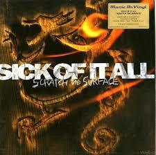 SICK OF IT ALL-SCRATCH THE SURFACE ORANGE VINYL LP *NEW*