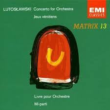 LUTOSLAWSKI-CONCERTO FOR ORCHESTRA CD VG