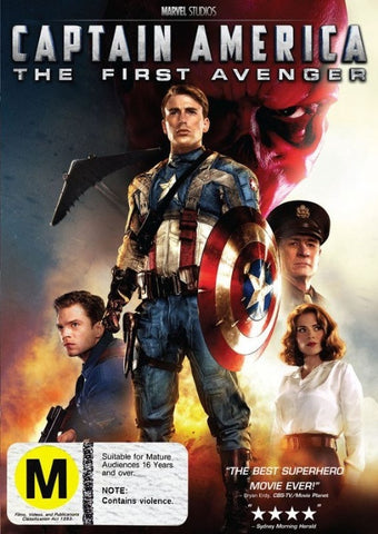 CAPTAIN AMERICA THE FIRST AVENGER REGION 2 DVD VG