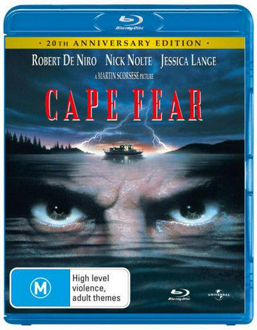 CAPE FEAR R16 BLURAY VG+