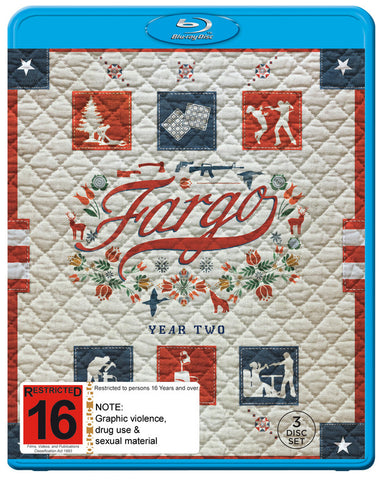 FARGO SEASON 2 BLURAY 3 DISCS VG