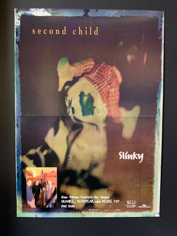 SECOND CHILD-SLINKY ORIGINAL PROMO POSTER