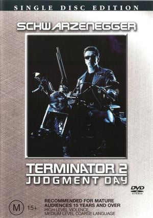 TERMINATOR 2 JUDGMENT DAY 2DVD VG+