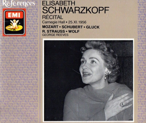SCHWARZKOPF ELISABETH-RECITAL AT CARNEGIE HALL 2CD VG+