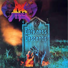 DARK ANGEL-DARKNESS DESCENDS LP VG COVER G