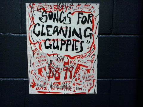 TALL DWARFS-SONGS FOR CLEANING GUPPIES ORIGINAL PROMO POSTER