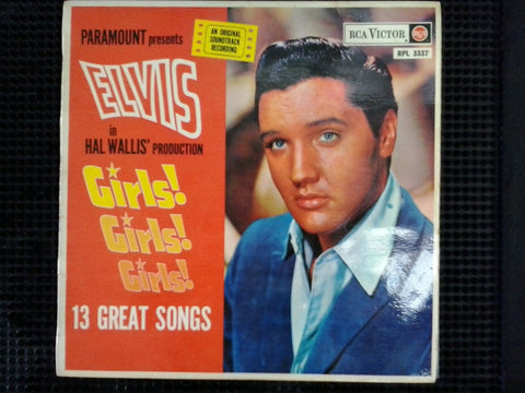 PRESLEY ELVIS-GIRLS! GIRLS! GIRLS! LP VG COVER VG+