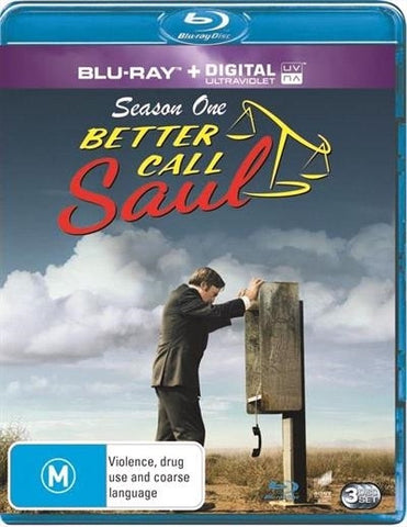 BETTER CALL SAUL SEASON ONE 3BLURAY VG