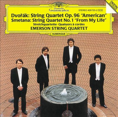 DVORAK SMETANA EMERSON STRING QUARTET CD VG