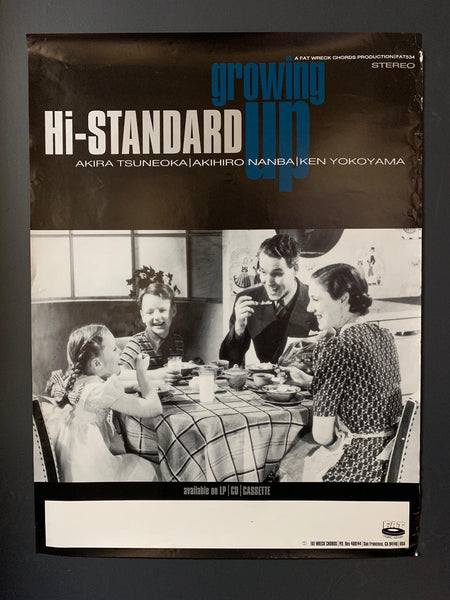 HI-STANDARD - GROWIN UP DEBUT ALBUM ORIGINAL POSTER