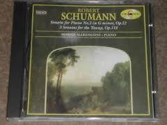 SCHUMANN ROBERT-SONATA FOR PIANO CD VG