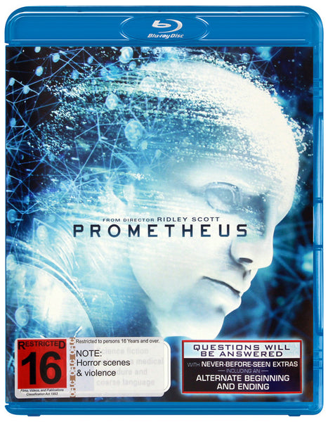 PROMETHEUS BLURAY VG