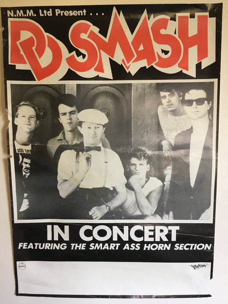 DD SMASH ORIGINAL TOUR GIG POSTER