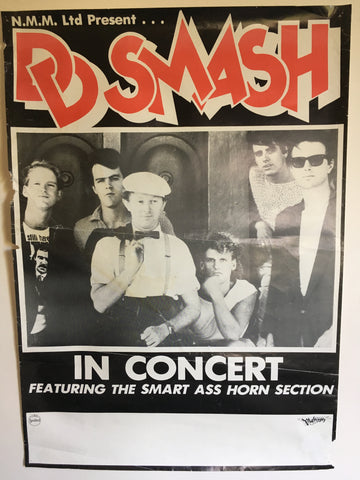 DD SMASH ORIGINAL TOUR GIG POSTER