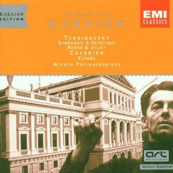 KARAJAN-TCHAIKOVSKY SYMPH 6 ROMEO & JULIET CD VG