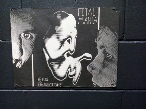 FETUS PRODUCTIONS-FETALMANIA ORIGINAL PROMO POSTER
