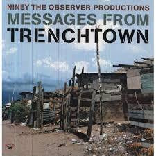 NINEY THE OBSERVER PRODUCTIONS MESSAGES FROM TRENCHTOWN LP EX COVER VG+
