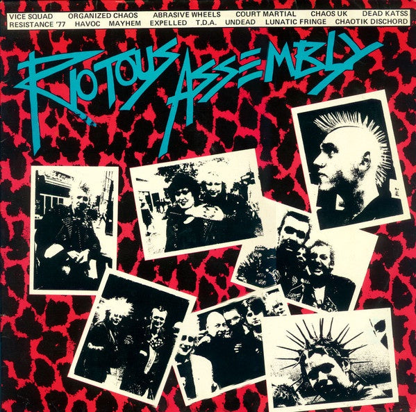 RIOTOUS ASSEMBLY-VARIOUS ARTISTS LP VG COVER VG