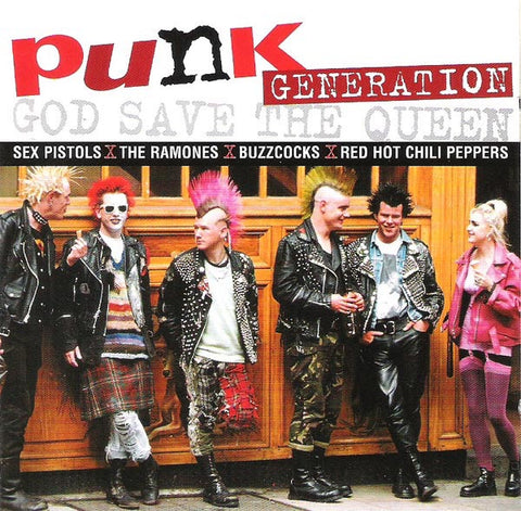 PUNK GENERATION GOD SAVE THE QUEEN-VARIOUS ARTISTS CD VG