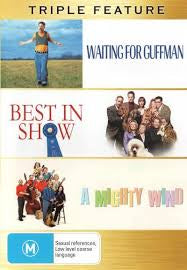 WAITING FOR GUFFMAN +BEST IN SHOW + A MIGHTY WIND 3DVD VG+