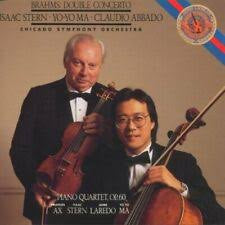 BRAHMS-DOUBLE CONCERTO ISAAC STERN YO-YO MA CLAUDIO ABBADO CD VG