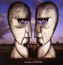 PINK FLOYD-DIVISION BELL BLUE VINYL LP NM COVER VG+