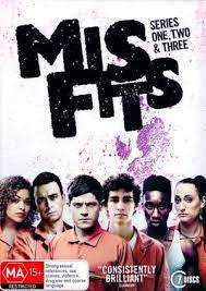MISFITS SERIES ONE, TWO & THREE 7DVD VG+