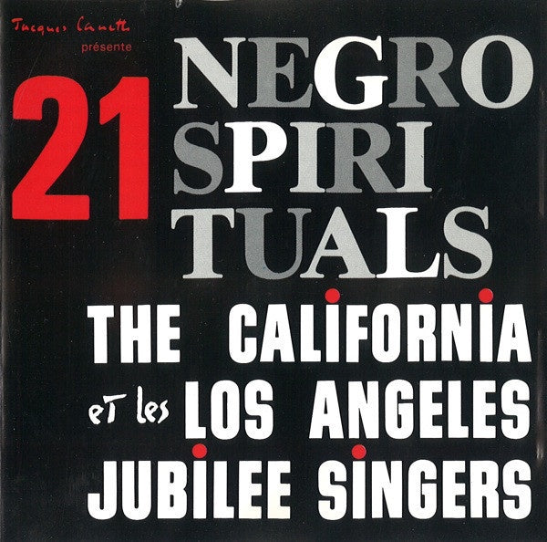 CALIFORNIA JUBILEE SINGERS THE-21 NEGRO SPIRITUALS CD G