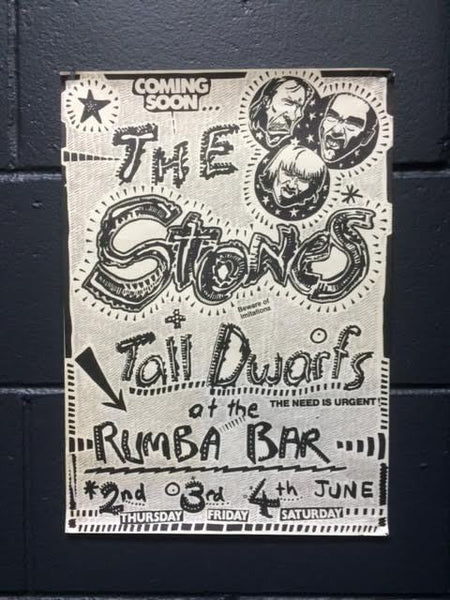 STONES THE & TALL DWARFS GIG POSTER VG