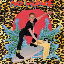 NO WAVE-VARIOUS ARTISTS TRANSPARENT BLUE VINYL LP VG+ COVER VG