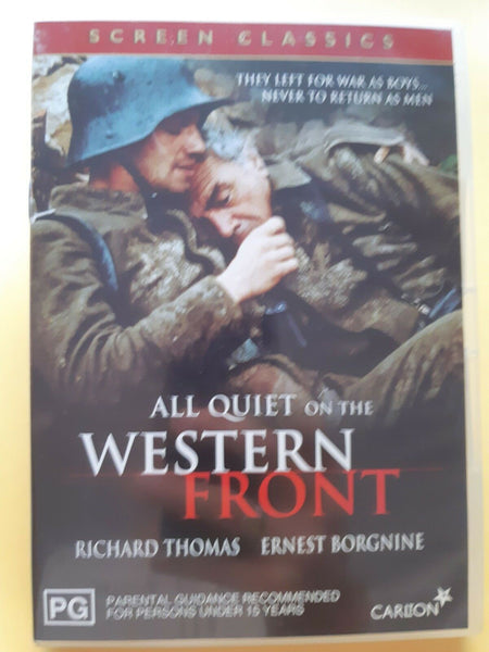 ALL QUIET ON THE WESTERN FRONT REGION ONE DVD VG+