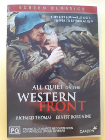 ALL QUIET ON THE WESTERN FRONT REGION ONE DVD VG+