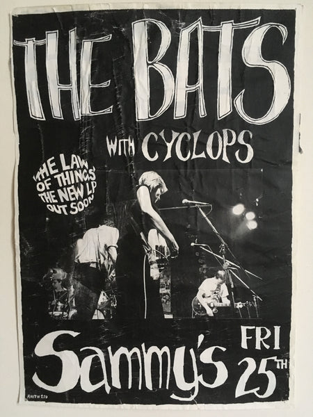 BATS THE WITH CYCLOPS-ORIGINAL GIG POSTER