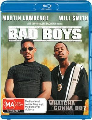 BAD BOYS BLURAY VG+