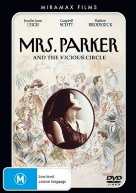 MRS PARKER AND THE VICIOUS CIRCLE REGION ONE DVD VG+