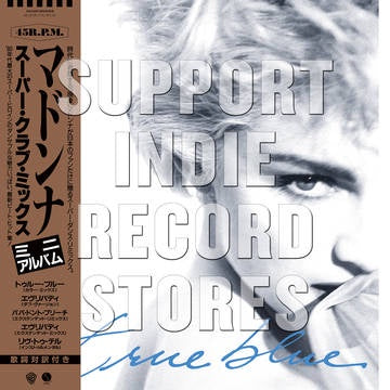 MADONNA-TRUE BLUE SUPER CLUB MIX BLUE VINYL 12" *NEW*