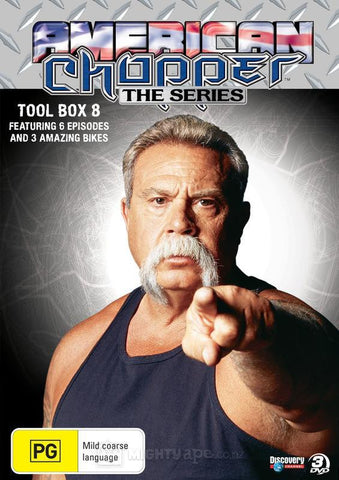 AMERICAN CHOPPER TOOL BOX 8-3DVD M