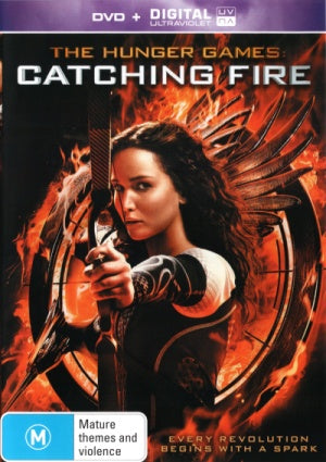 HUNGER GAMES: CATCHING FIRE DVD VG+