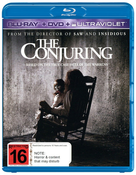THE CONJURING DVD + BLURAY NM