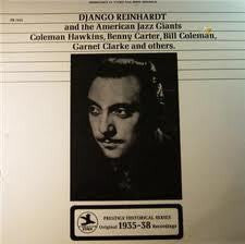 REINHARDT DJANGO-AND AMERICAN JAZZ GIANTS LP VGPLUS COVER VGPLUS