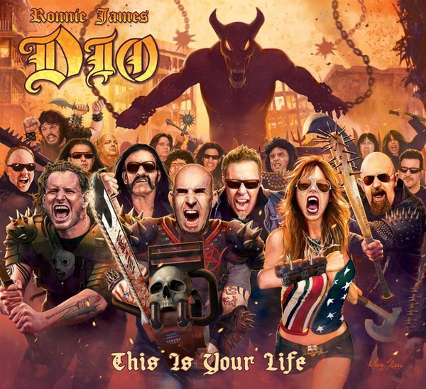 DIO RONNIE JAMES-THIS IS YOUR LIFE CD VG+
